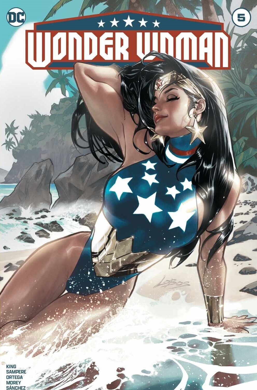 Wonder Woman #5 Spot Foil Variant by Pablo Villalobos