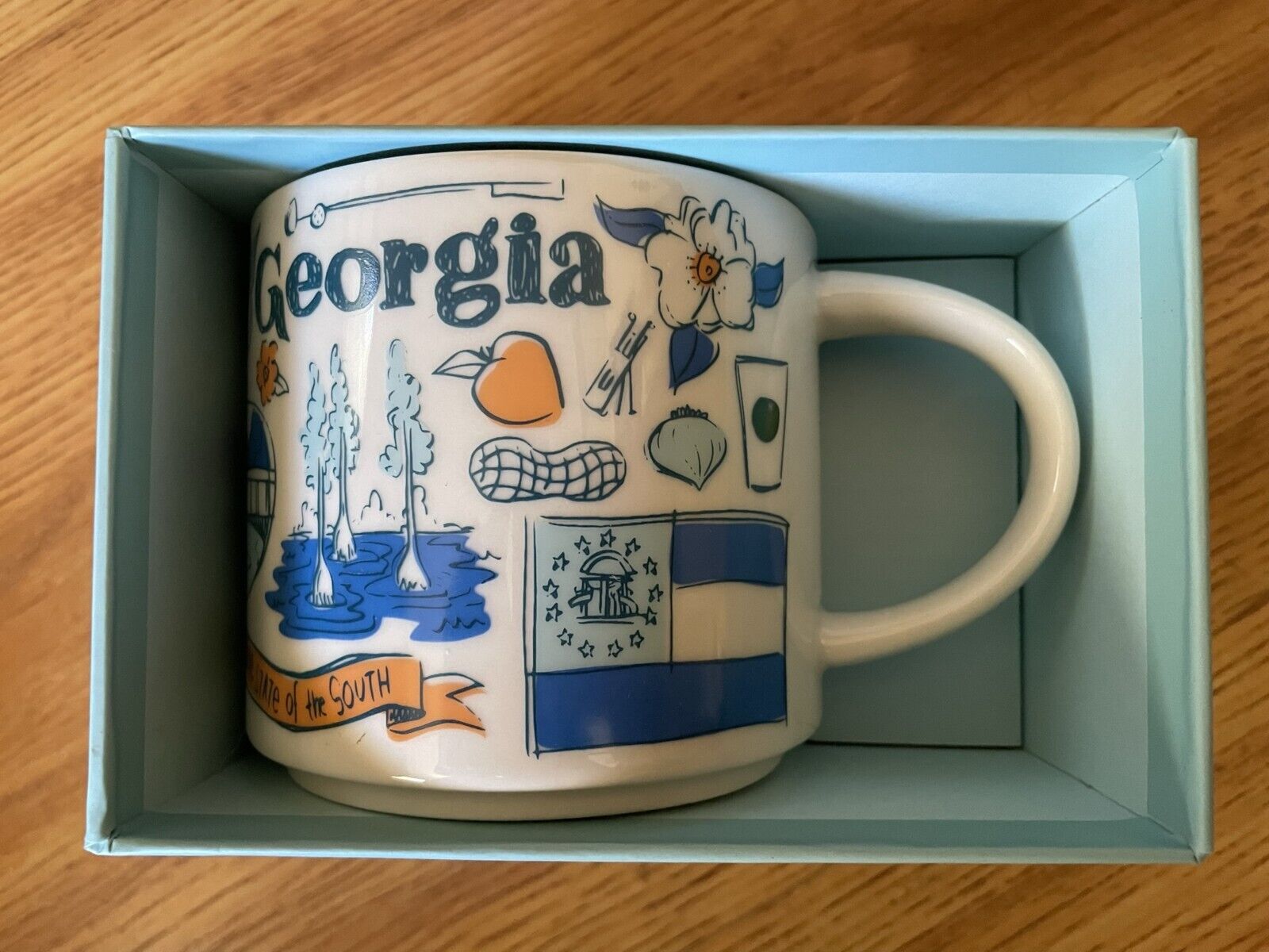 Starbucks 2018 Been There Series 14 oz ceramic mug Georgia or Hawaii NEW IN BOX
