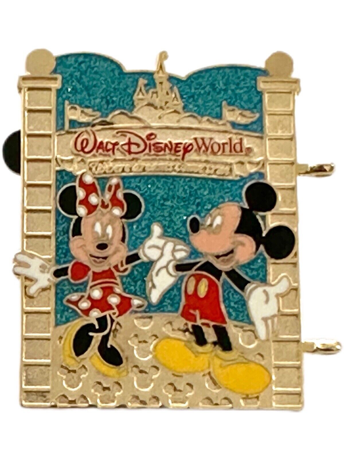 Walt Disney World Passholder Collector Pin 2013 Puzzle Set Mickey & Minnie Rare