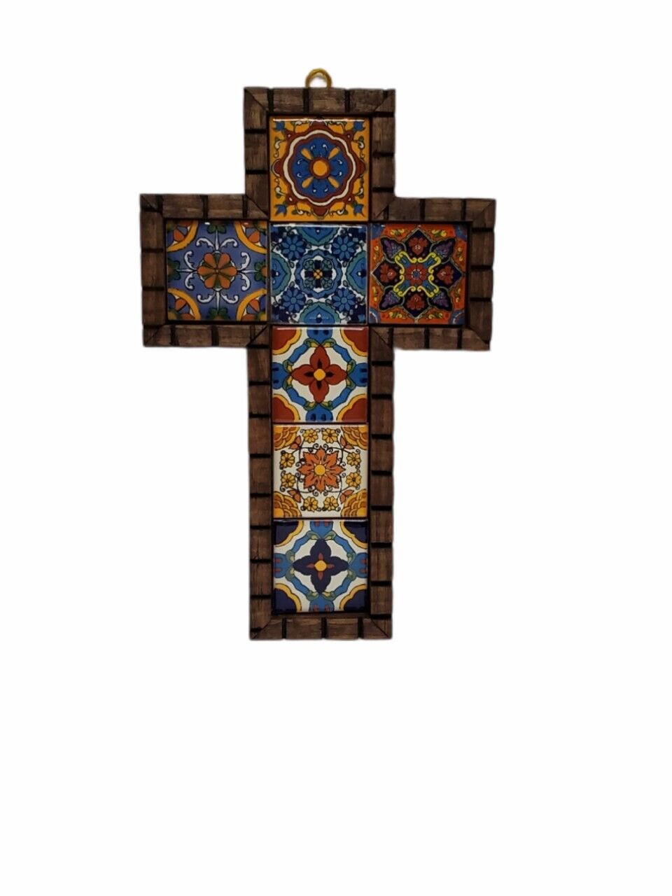 Cross, Handmade Wood and Tile