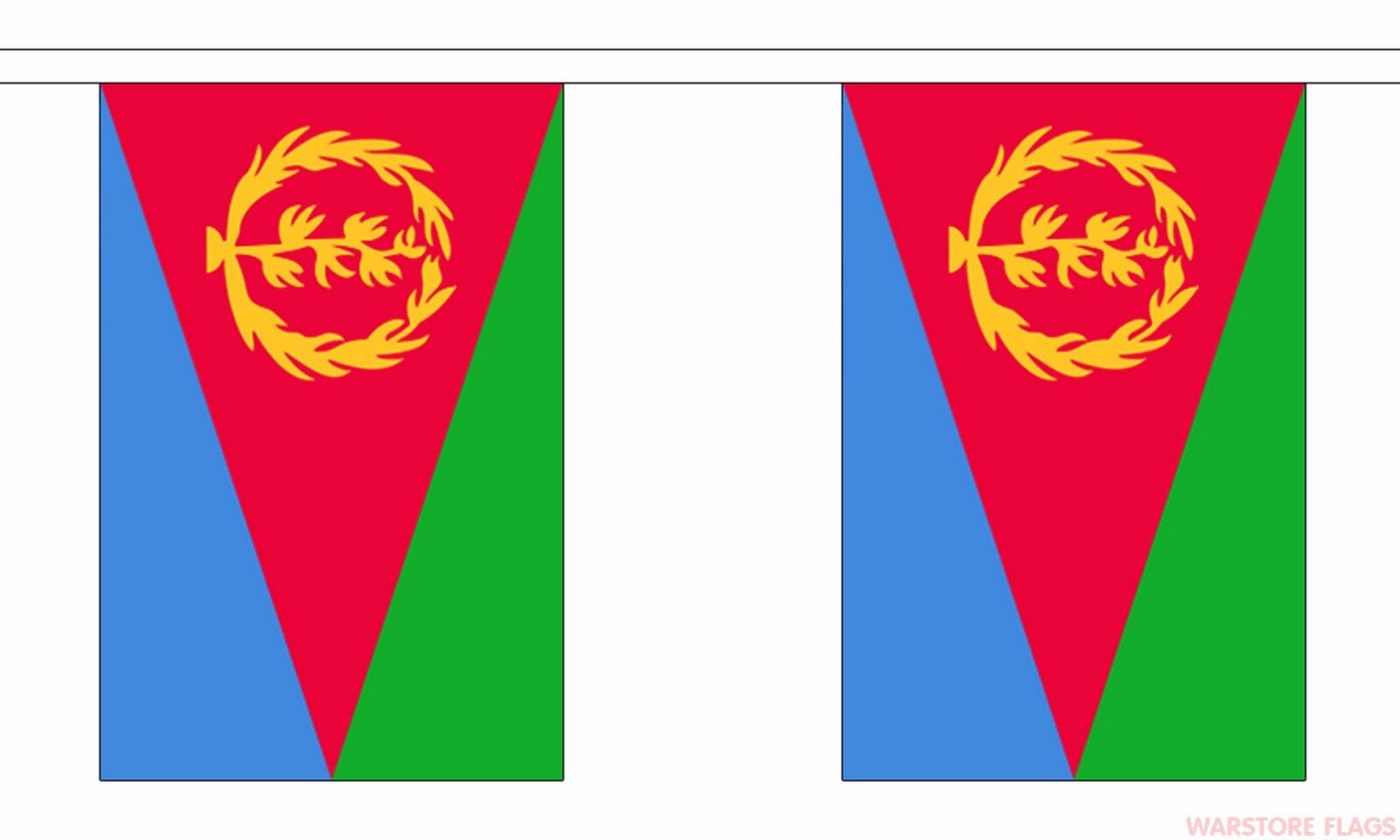 ERITREA 9 METRE BUNTING 30 FLAGS flag AFRICA AFRICAN ERITREAN