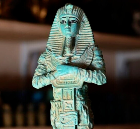 ANCIENT EGYPTIAN ANTIQUE King Tutankhamun Big Statue Egyptian Pharaonic Rare BC