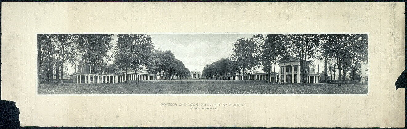 1911 Panoramic: Rotunda,lawn,University of Virginia,Charlottesville,Va.