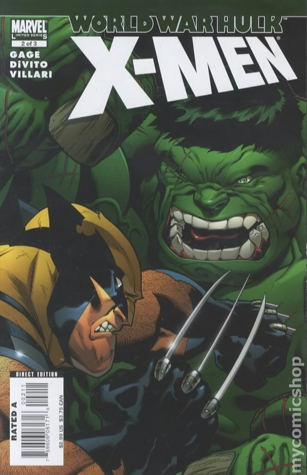 World War Hulk X-Men #2 FN 2007 Stock Image