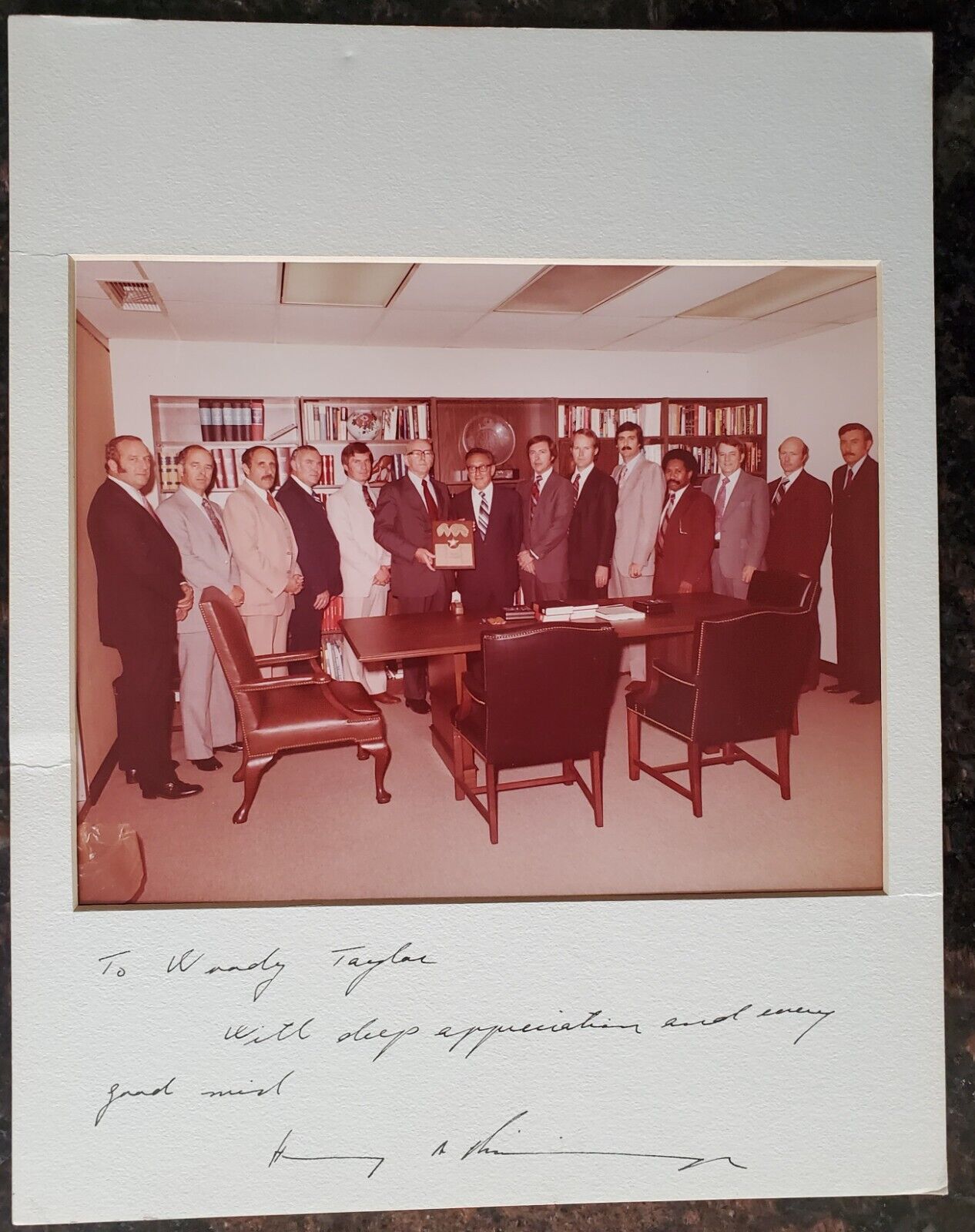 Henry Kissinger Autograph 8x10 Photograph U.S. Presidential Advisor