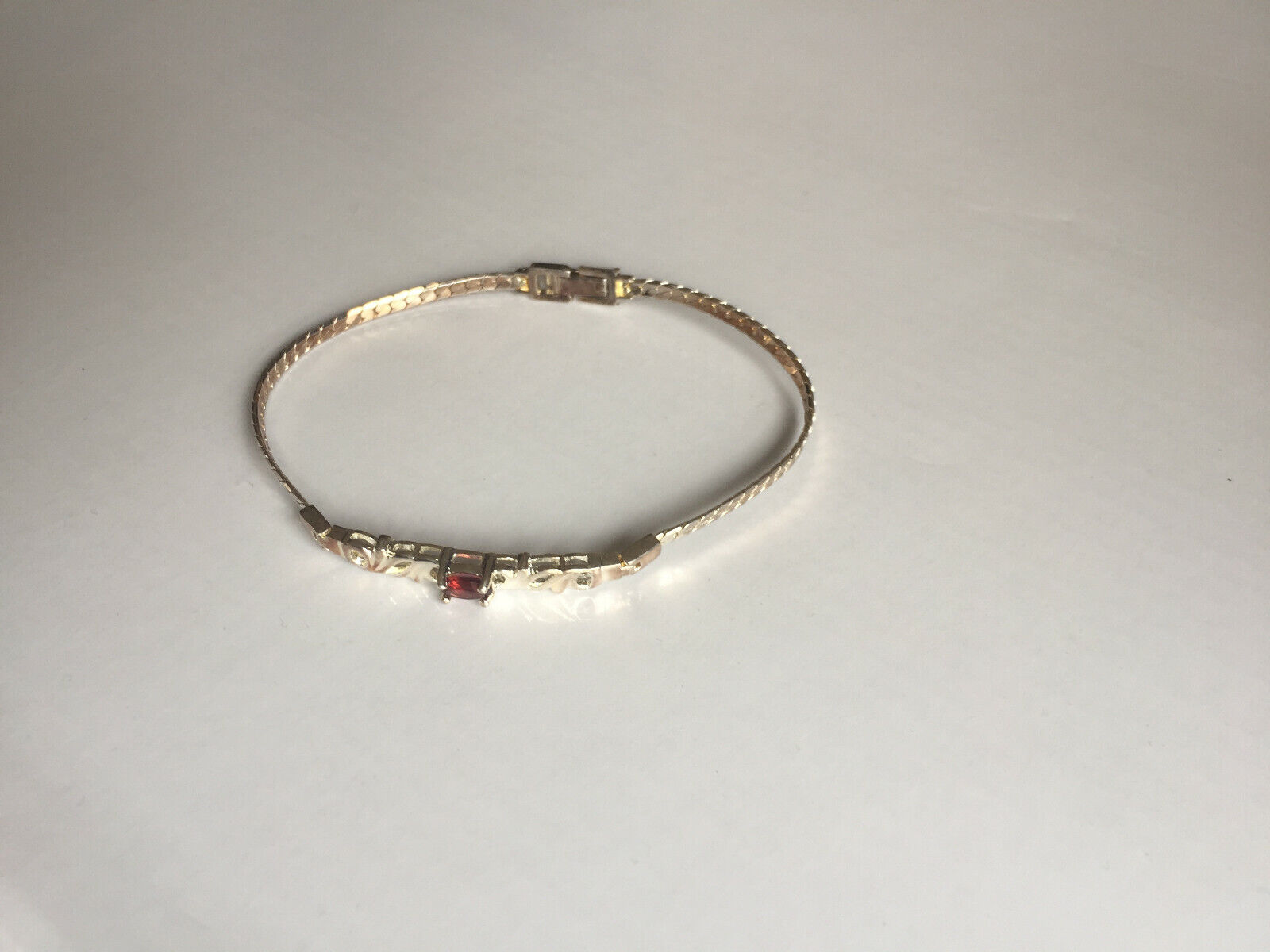 Exquisite Rose Gold Bracelet with agate 7.5