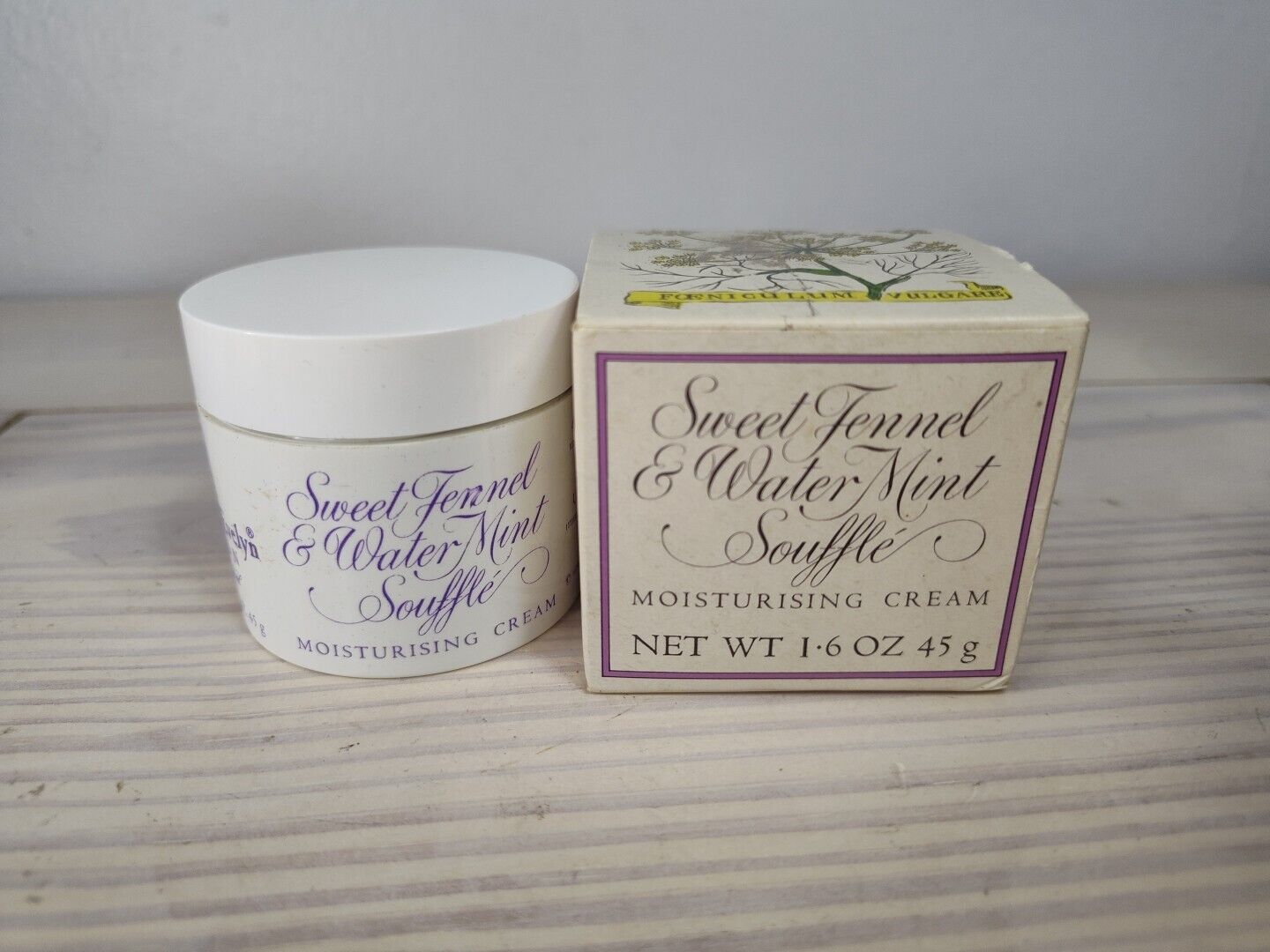 Vtg 1978 Crabtree Evelyn London Moisturizer Cream With Original Box Vanity Decor