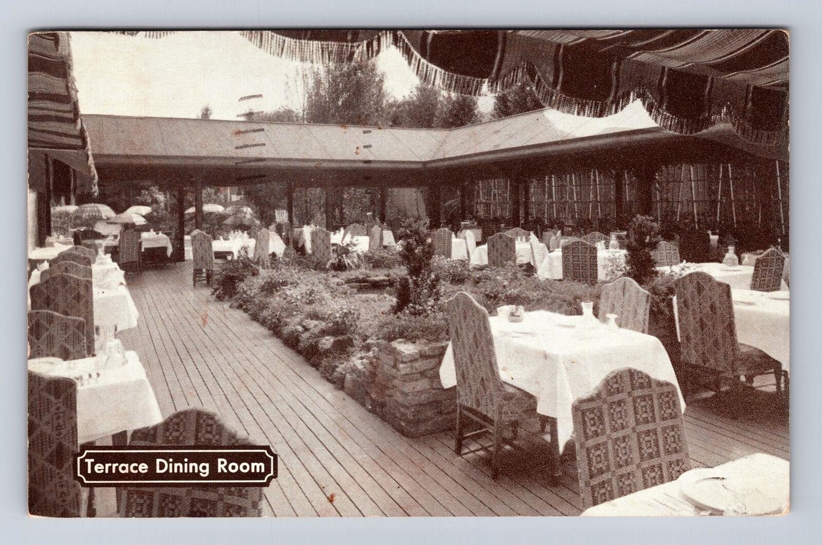 Cincinnati OH-Ohio, Hotel Alms Terrace Dining Room, Vintage c1938 Postcard