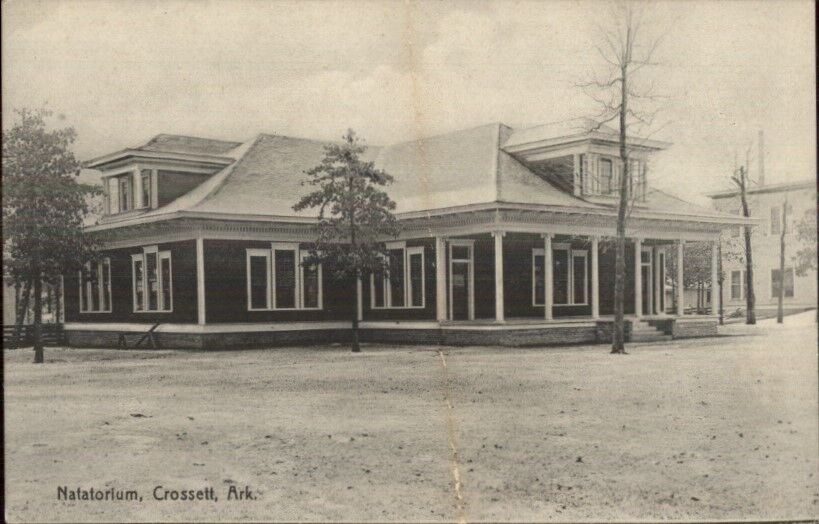 Crossett AR Natatorium c1910 Postcard