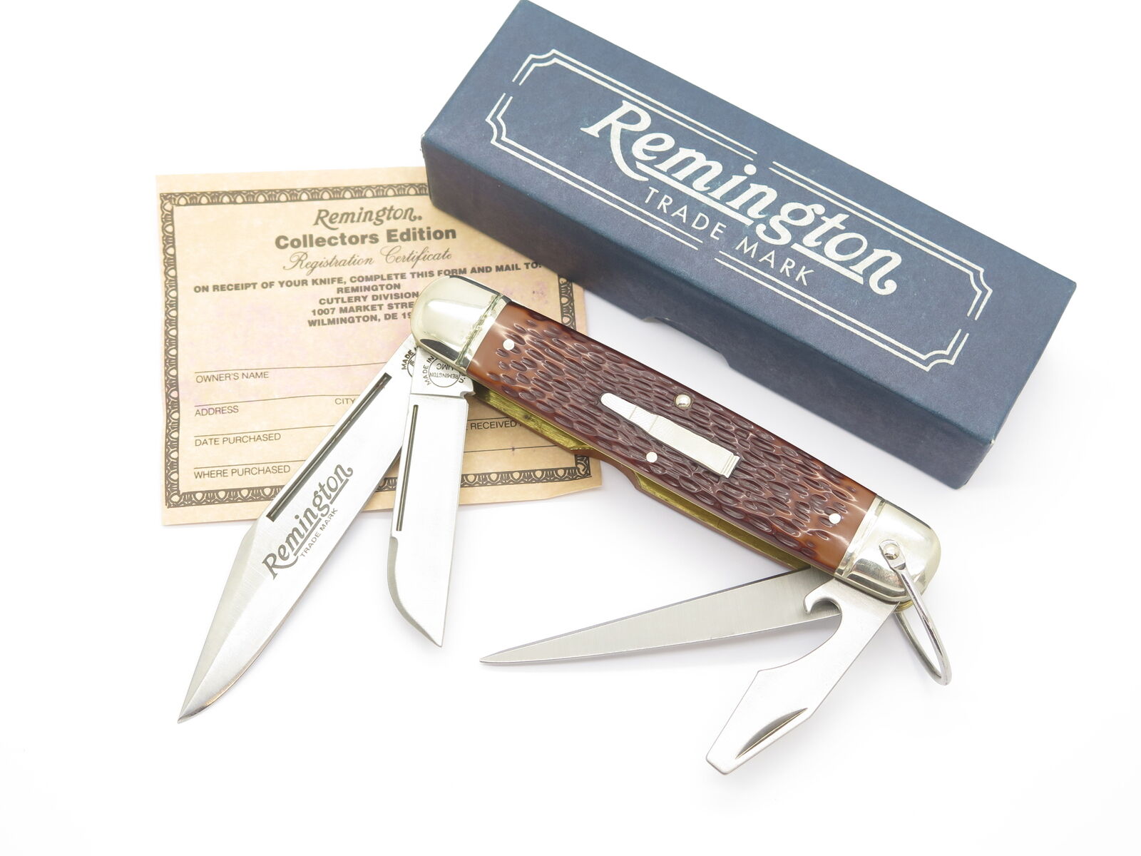 1994 Remington R4243 Camp Bullet USA Scout Delrin Folding Pocket Knife