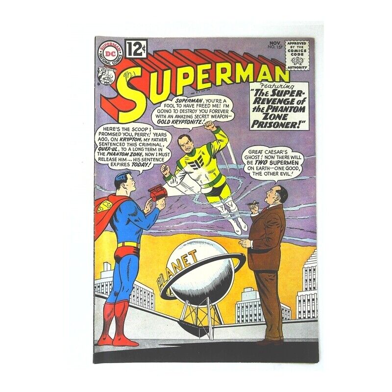 Superman (1939 series) #157 in Fine minus condition. DC comics [b,