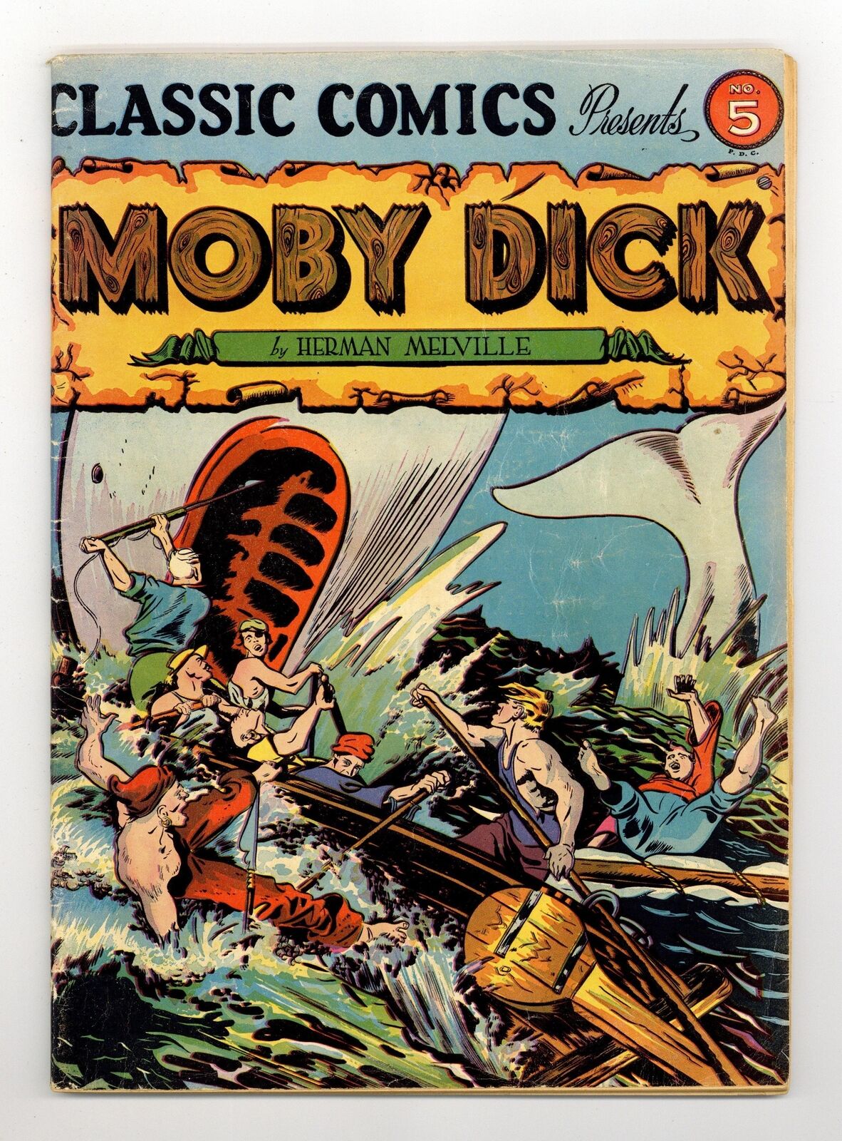 Classics Illustrated 005 Moby Dick #4 GD+ 2.5 1942