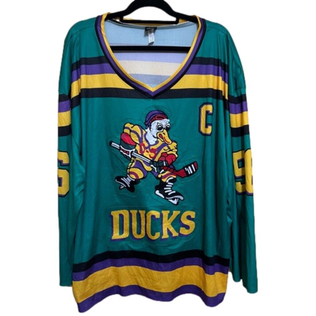 Disney Unisex M/L Mighty Ducks #96 Conway Long Sleeve Shirt