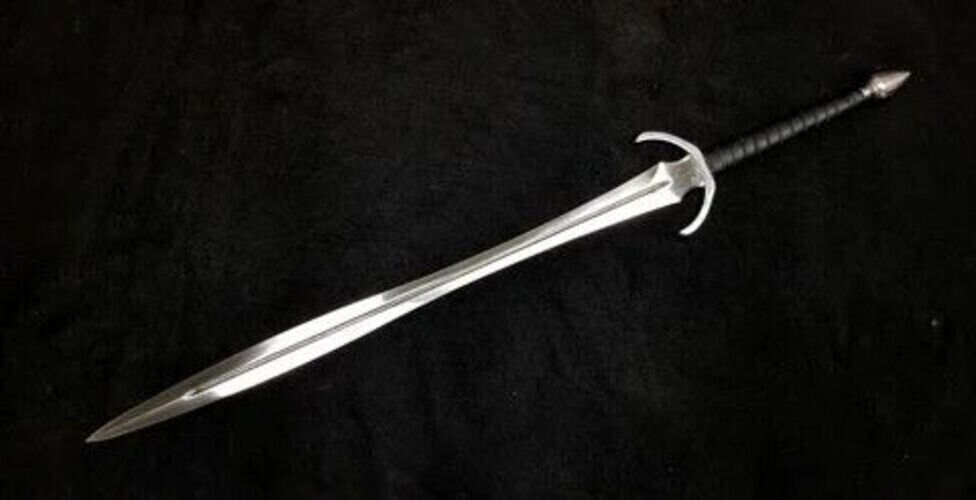 CUSTOM HANDMADE D2 TOOL STEEL TEMPLAR SWORD LONG SWORD COMBAT SWORD