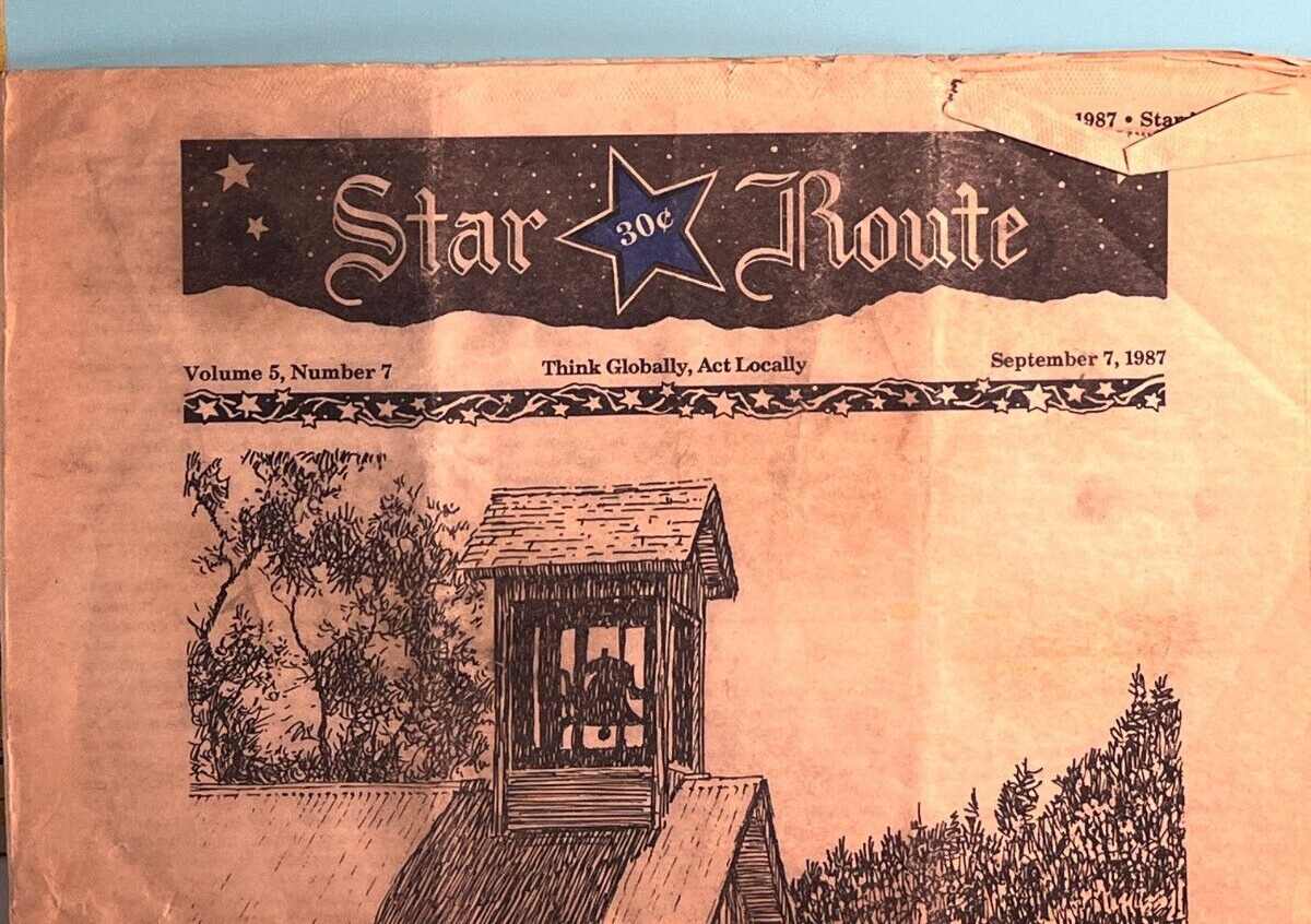 1987 Star Route Vol 4 #7 Nightmare come True Fed Raid Hippie Paper.