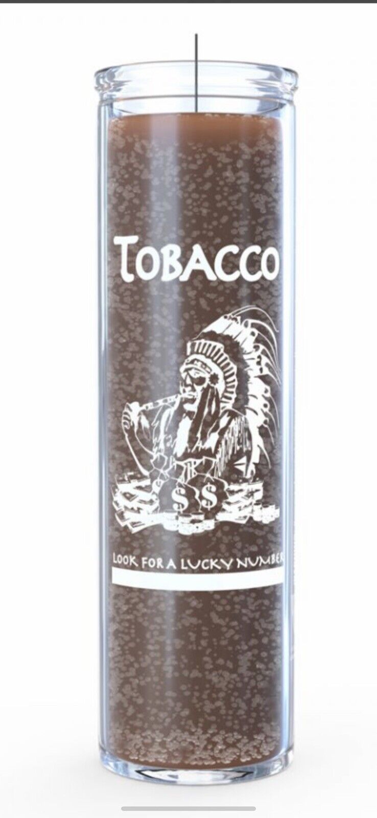 Tobacco 7 Day Candle, Brown