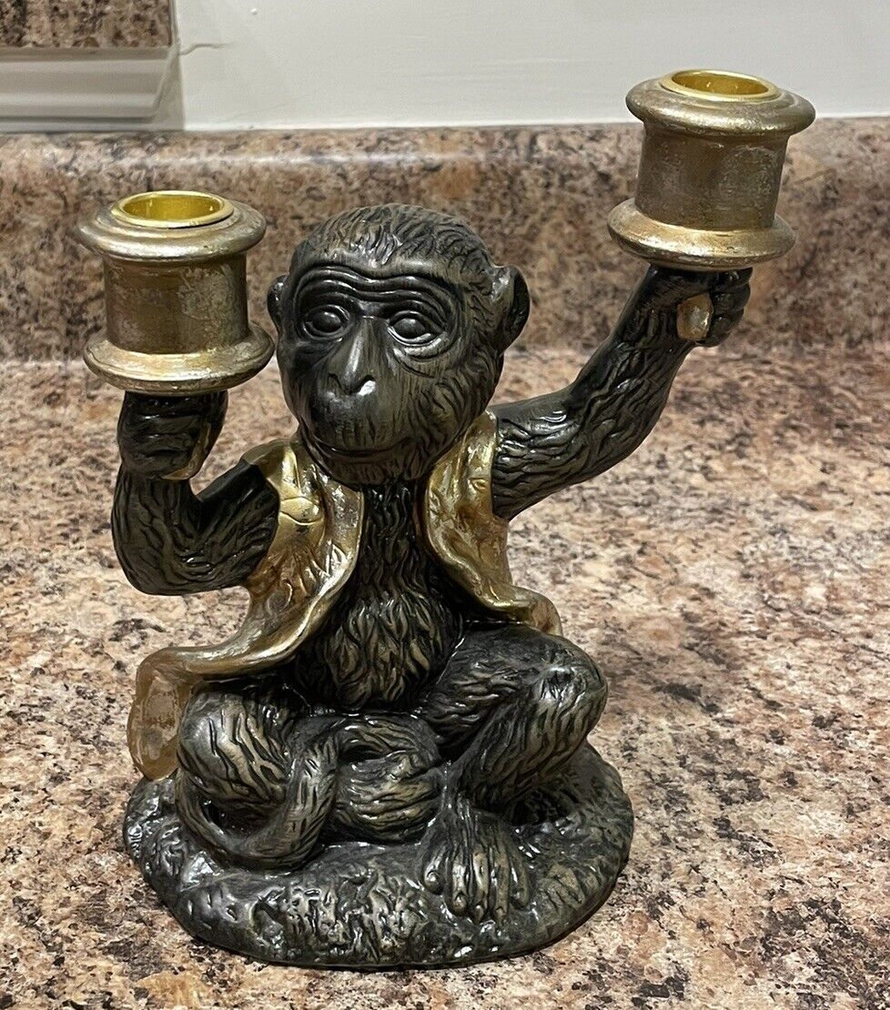 Pacific Rim MONKEY Double Candle Holder