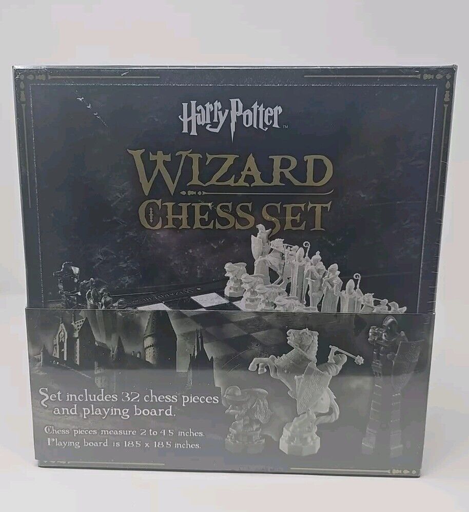 HARRY POTTER WIZARD CHESS SET THE NOBLE COLLECTION NEW SEALED