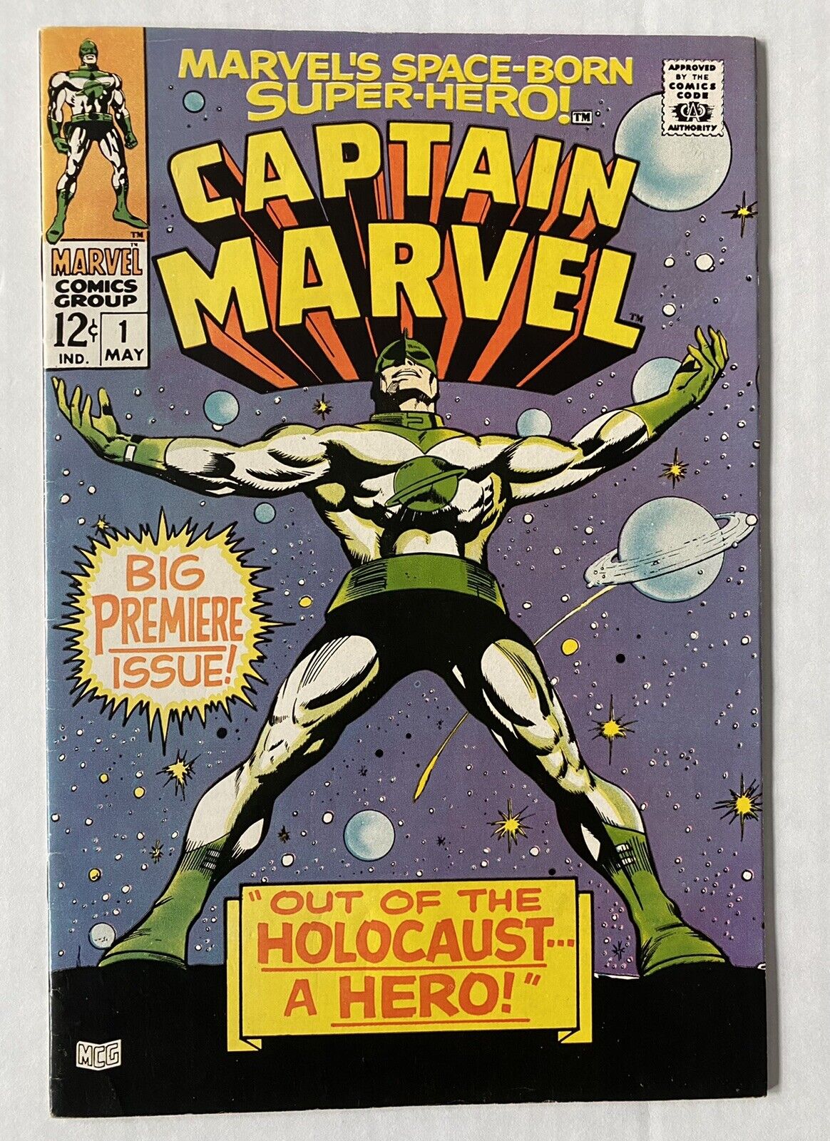 CAPTAIN MARVEL #1 (1968) 2nd App Carol Danvers, Silver Age HIGH GRADE KEY ISSUE
