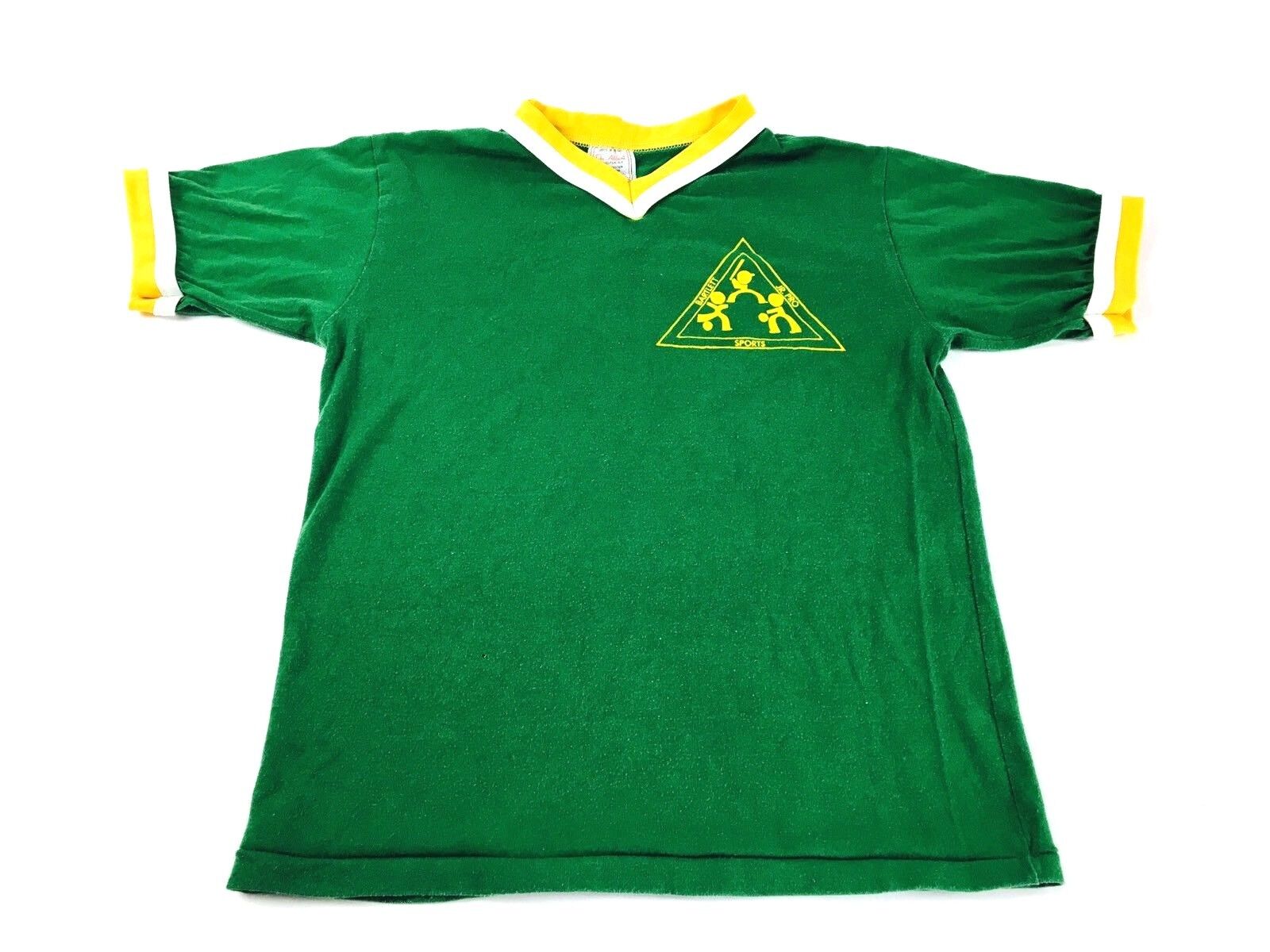 Vintage 1980s shirt Youth Sports Green Shirt #13 shirt 80s Tee Boho shirt Youth 
