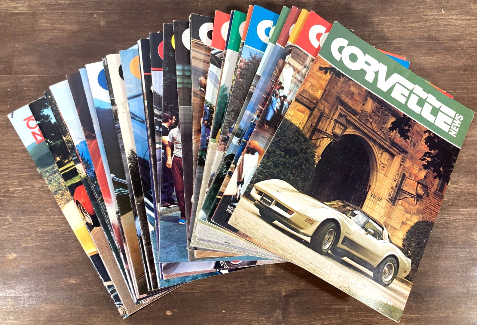 Lot of 30 CORVETTE NEWS 1976-1982 Magazines Stingray CHEVY Chevrolet Racing Vtg