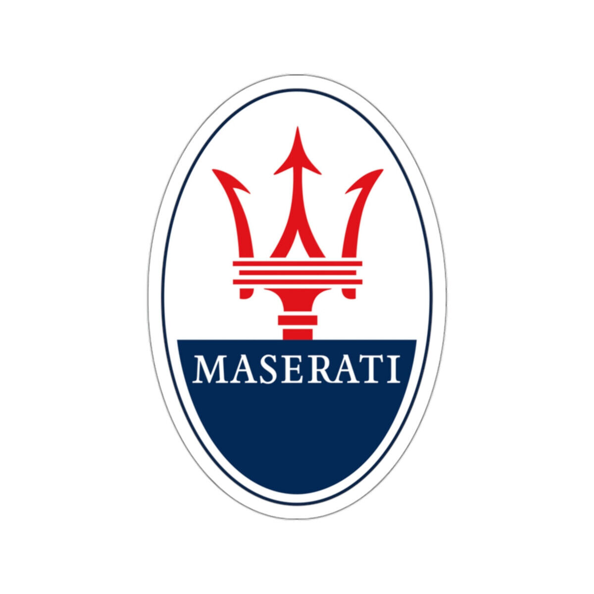 Maserati Car Logo STICKER Vinyl Die-Cut Decal