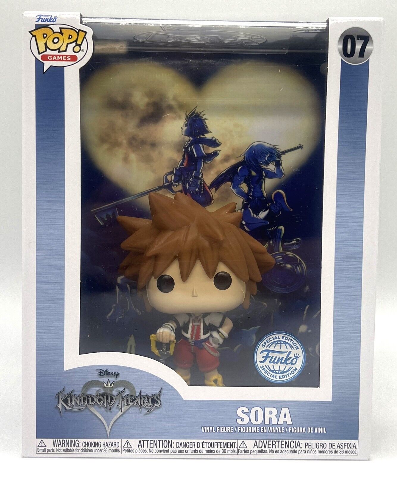 Funko Pop Games Disney Kingdom Hearts Sora #07 Special Edition Funko Cover Art