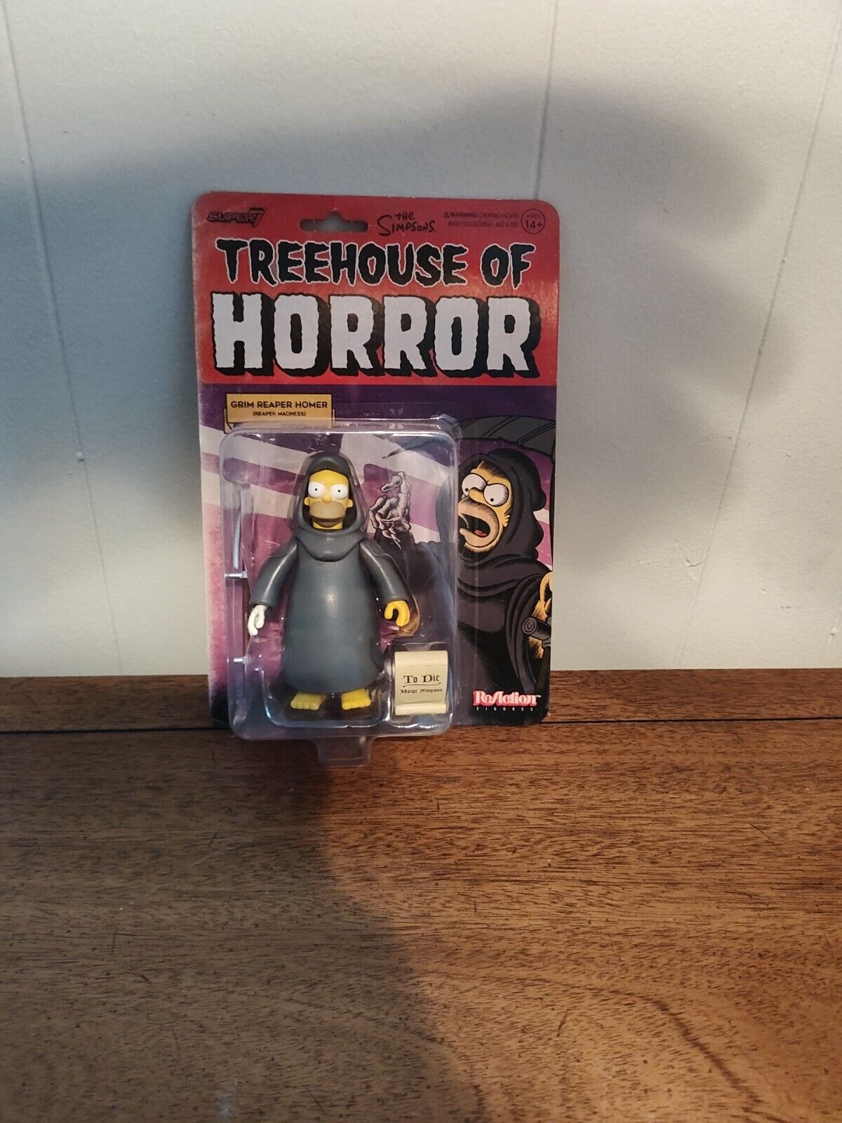 2022 Simpsons Treehouse Of Horror Grim Reaper Homer Figure 