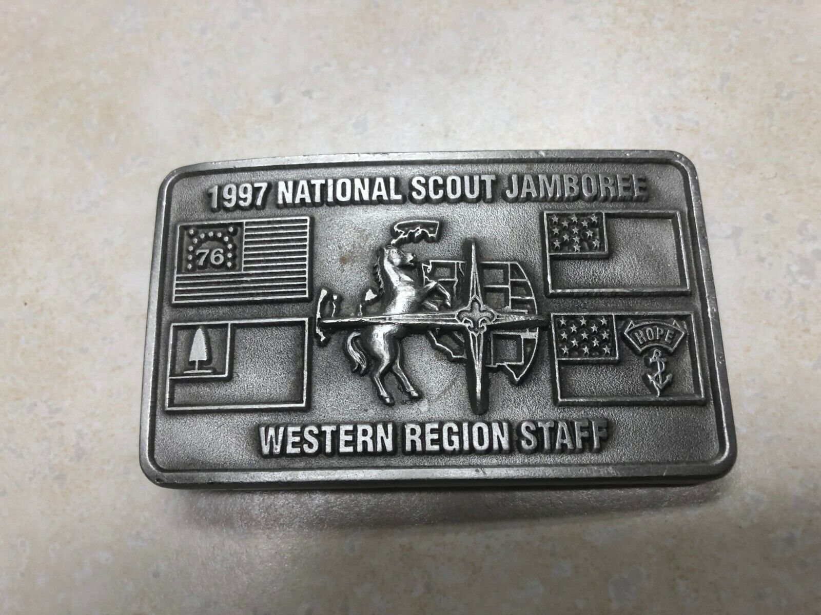1997 National Jamboree Western Region Staff Belt Buckle
