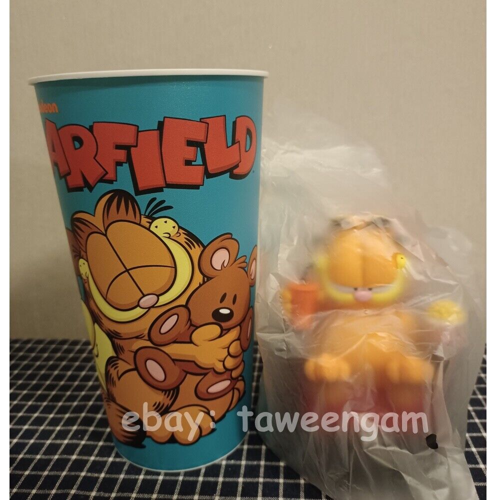 The Garfield Odie Plastic Cup With Topper SF Cinema Original Theater Thailand .