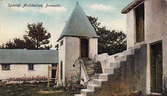 Postcard Spanish Architecture Bermuda