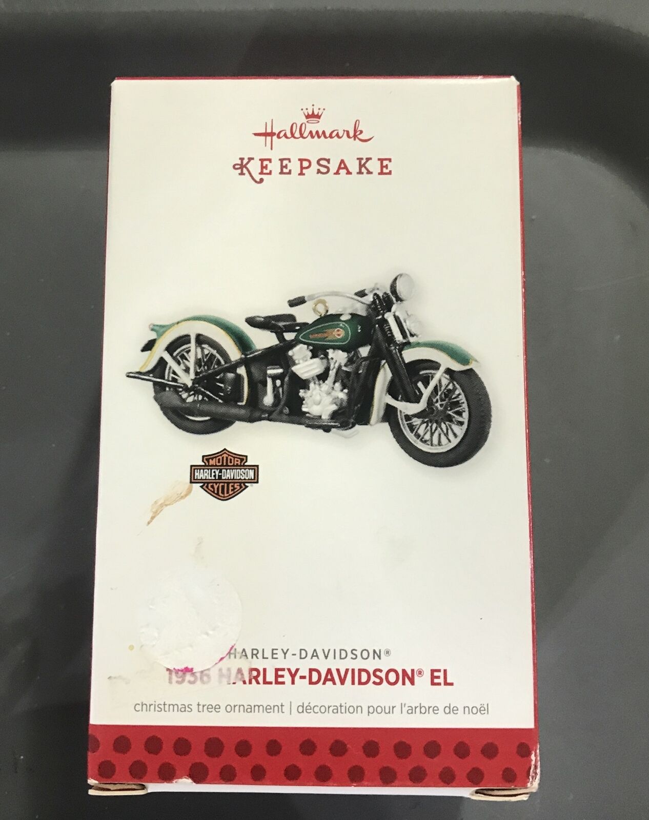 Hallmark Keepsake Ornament 1936 Harley Davidson EL Motorcycle