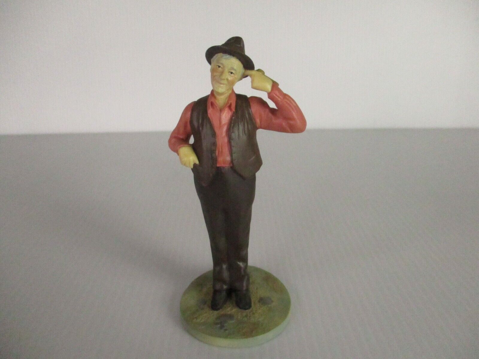 Vintage 1988 Franklin Mint Wizard of Oz Figurine Uncle Henry MGM Turner