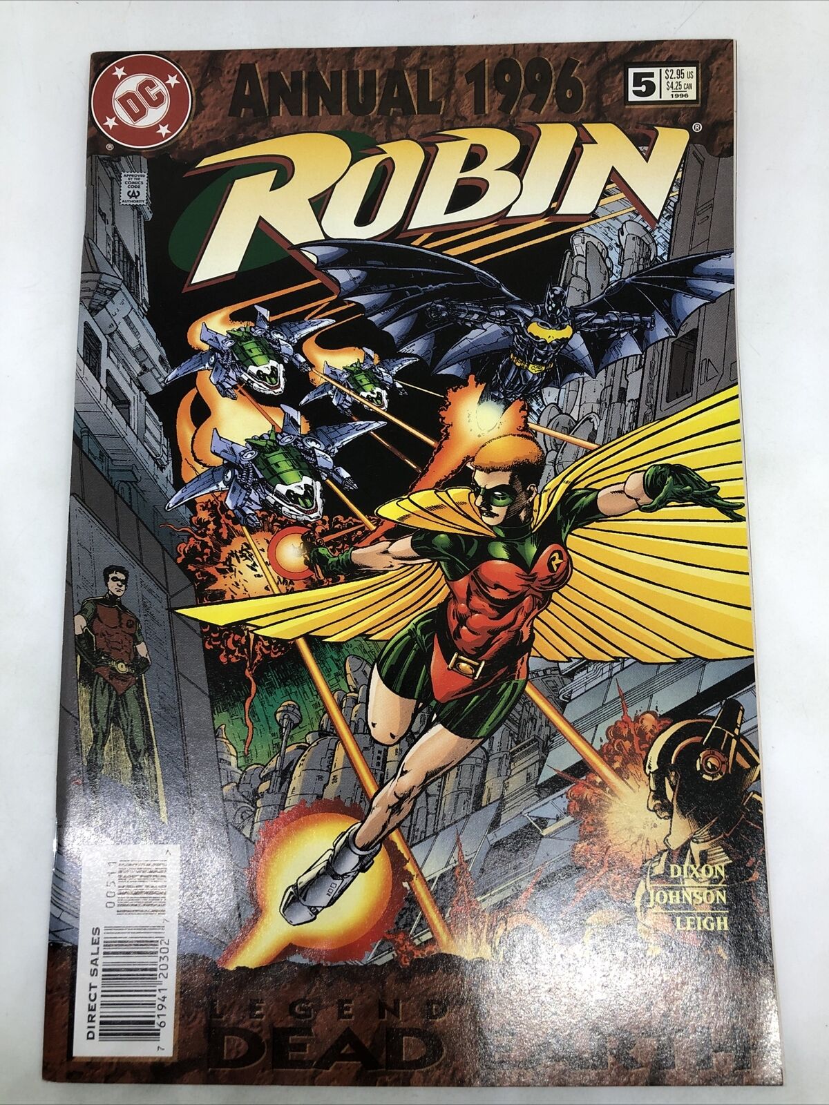DC Comic Robin Annual 1996 Legends Of The Dead Earth #5 1996