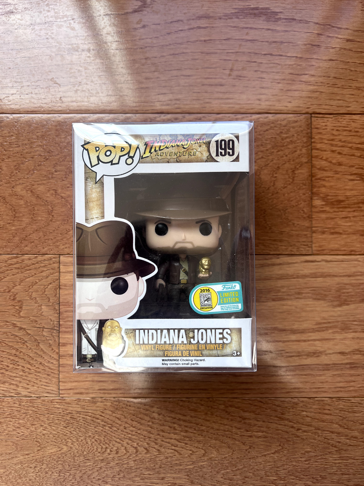 Funko Pop Indiana Jones - Indiana Jones #199 SDCC 2016 LE Exclusive - NIB