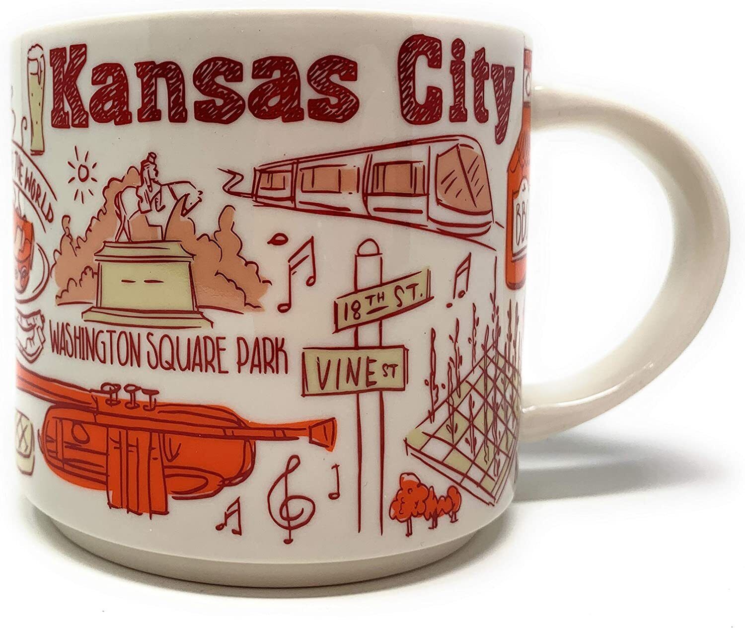 Starbucks Kansas City Been There Series Ceramic Coffee Mug Cup14 Oz NIB