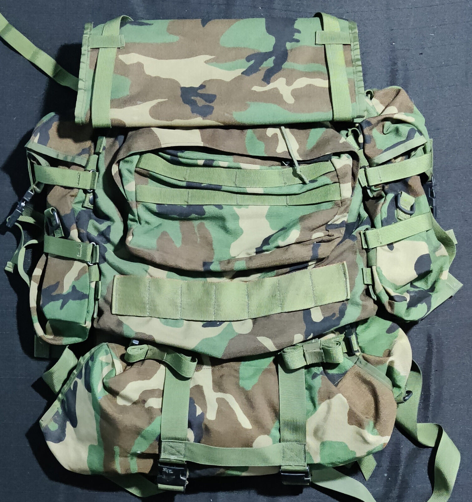 Beautiful Genuine MOLLE II  Woodland M81 Rucksack Complete - Grade A+ Condition