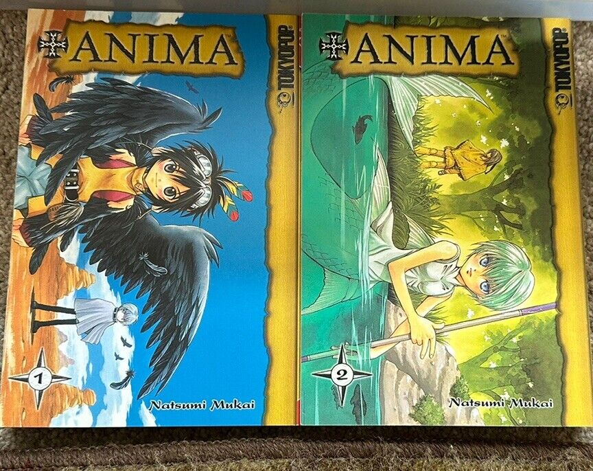 +Anima Vol. 1 & 2 by Natsumi Mukai  Tokyopop Manga English