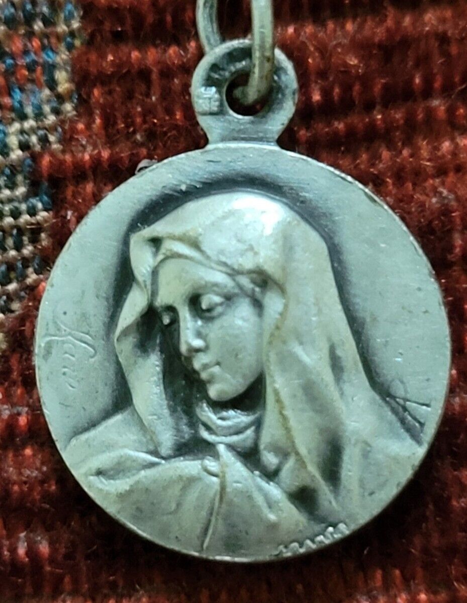 Our Lady Of Sorrows Vintage & New Holy Medal Catholic Jesus Virgin Mary France
