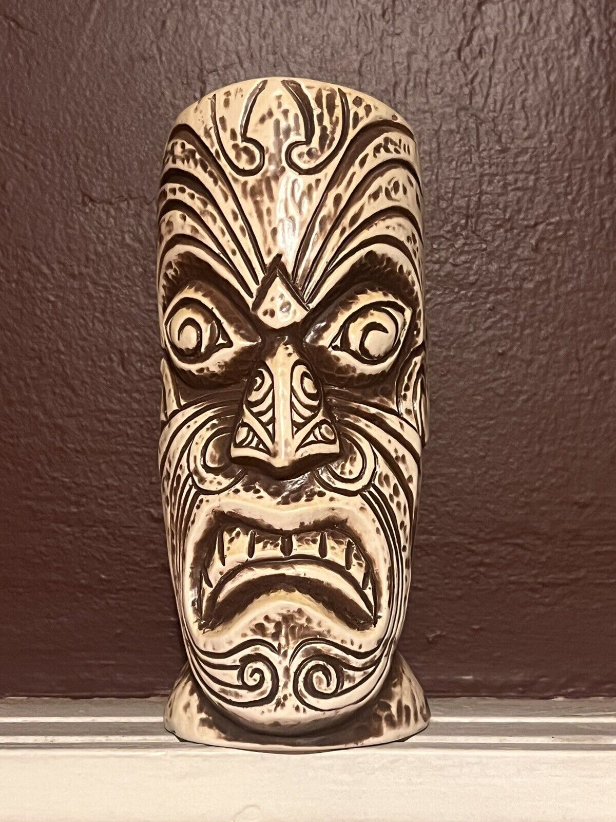 Tiki Diablo Maori Tiki Mug For Trader Vic's Bar Limited Edition 20/150 Sold Out