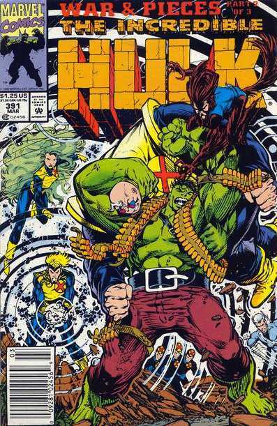 The Incredible Hulk #391 Newsstand Cover (1968-1999) Marvel