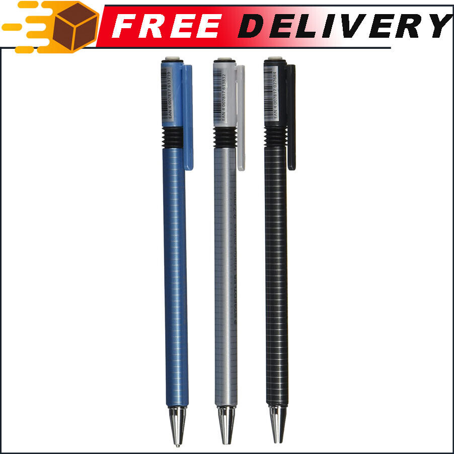 STAEDTLER Triplus Micro Mechanical Pencil w/ Twist Top Eraser, 3 Pack