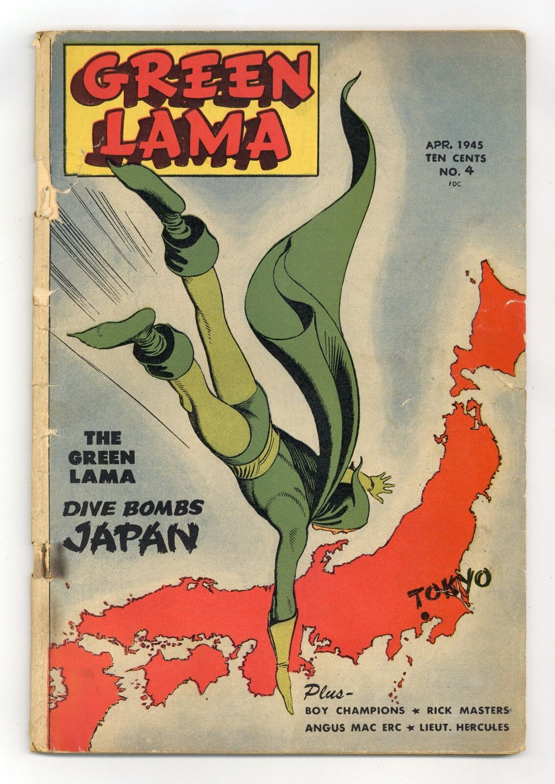 Green Lama #4 FR 1.0 1945