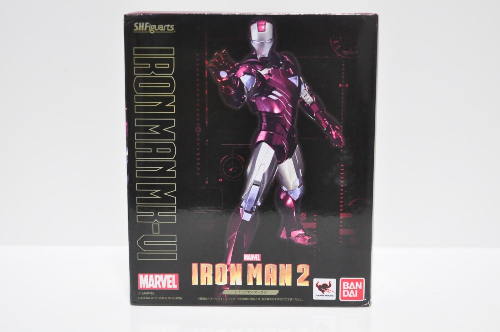 Iron Man 2 Figure Marvel Mark 6 MK VI S.H. Figuarts Avengers BANDAI