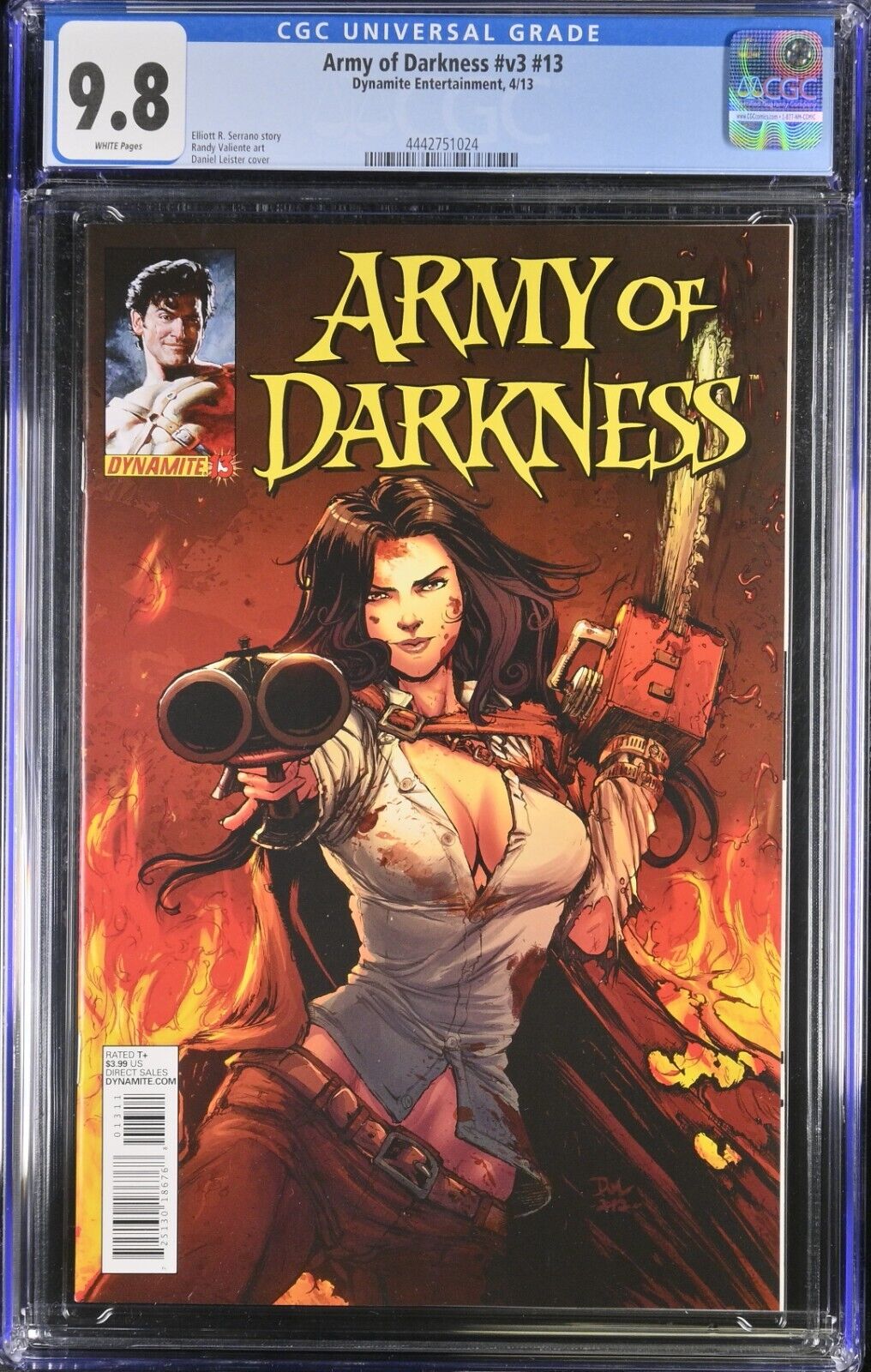 Army of Darkness (3rd Series) #13 CGC 9.8 NM/MT; Dynamite | Last Issue