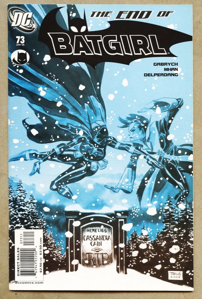 Batgirl #73-2006 vf- 7.5 Tim Sale low print run last issue Pop Mhan