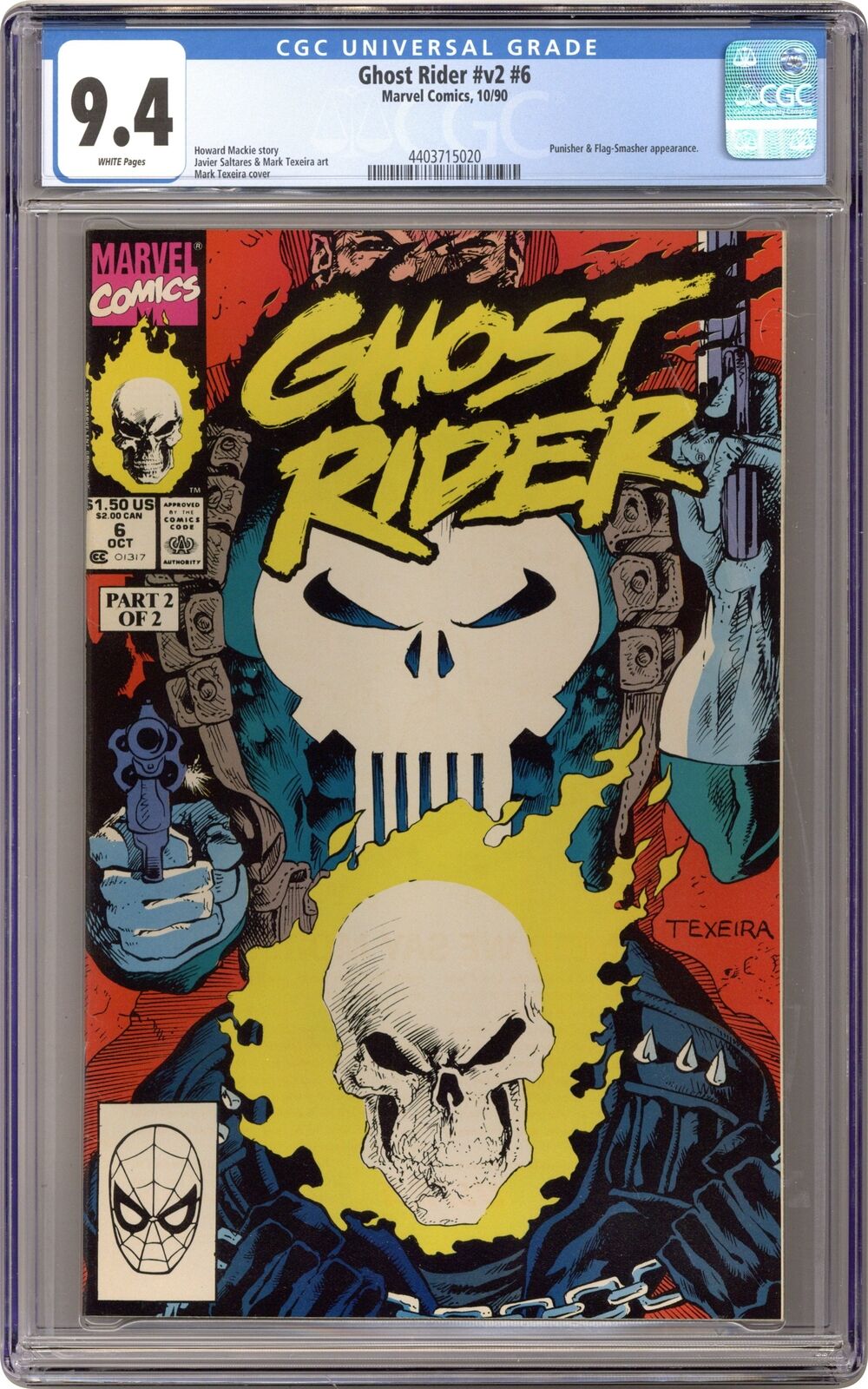Ghost Rider #6 CGC 9.4 1990 4403715020
