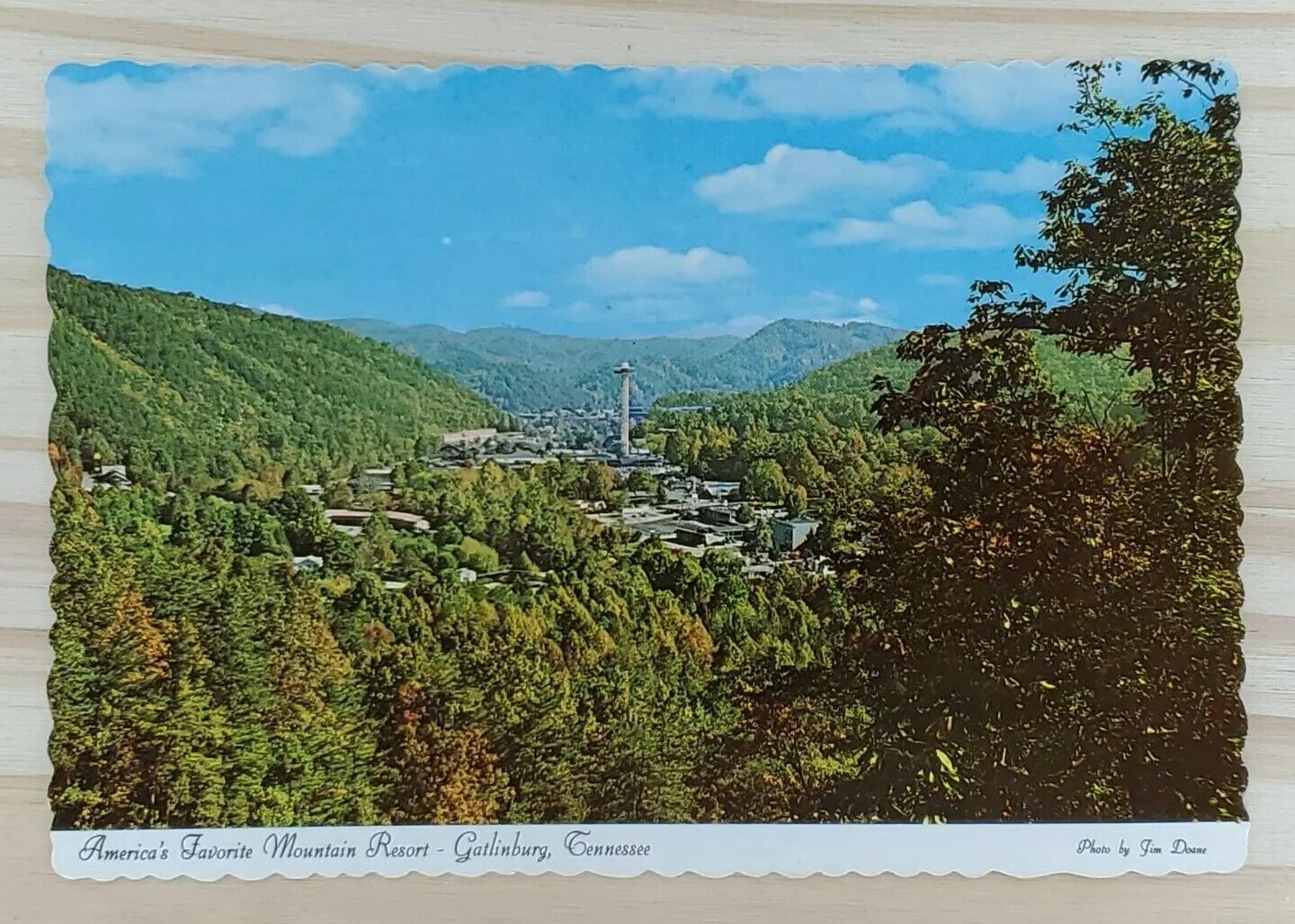 Postcard America\'s Favorite Mountain Resort Gatlinburg Tennessee USA A3