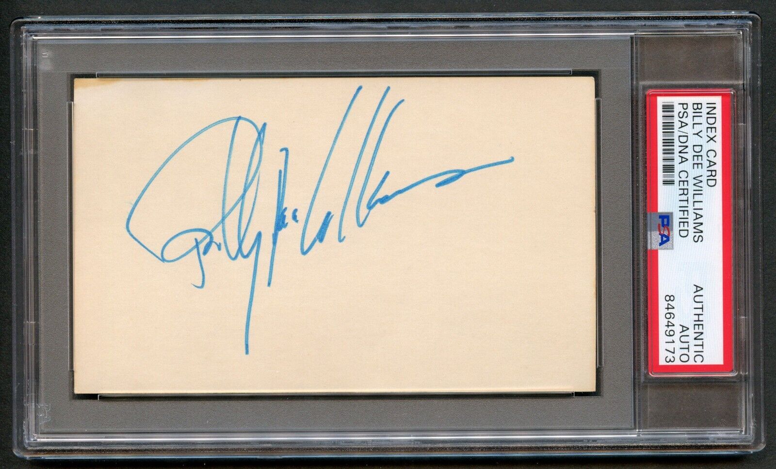 Billy Dee Williams signed autograph Vintage 3x5 Brian's Song / Star Wars PSA