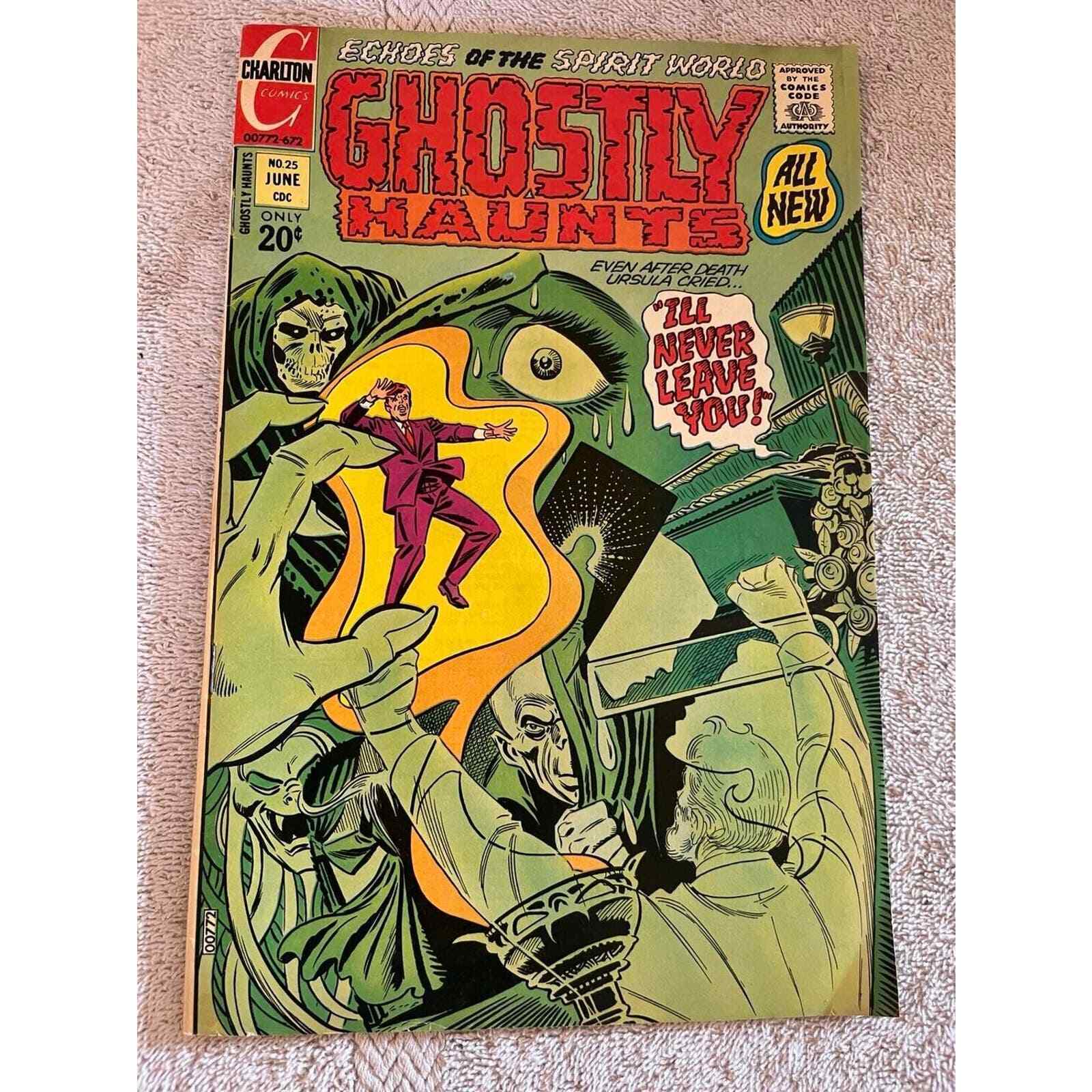 GHOSTLY HAUNTS #25 - 1972 CHARLTON HORROR VG+